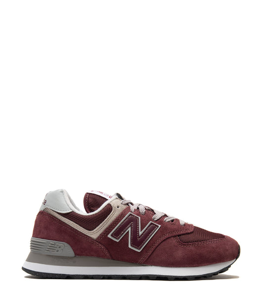 New balance 574 maroon grey best sale