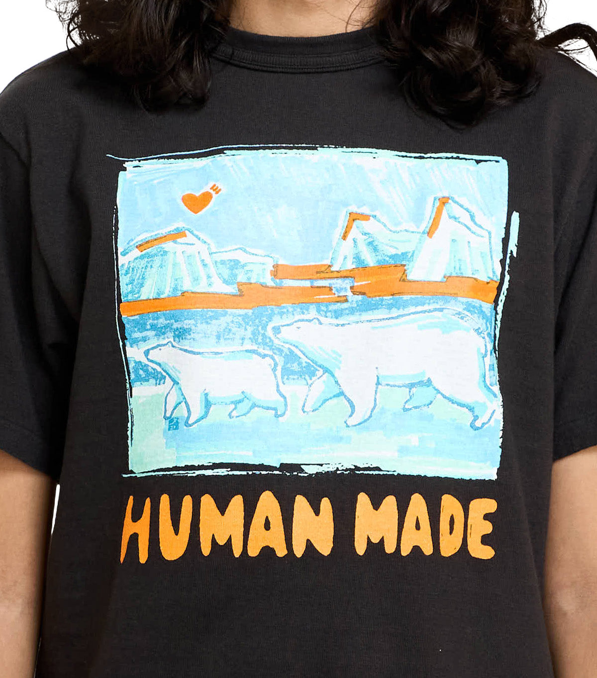 Human Made Polar Bear Graphic T-Shirt Black – SOMEWHERE