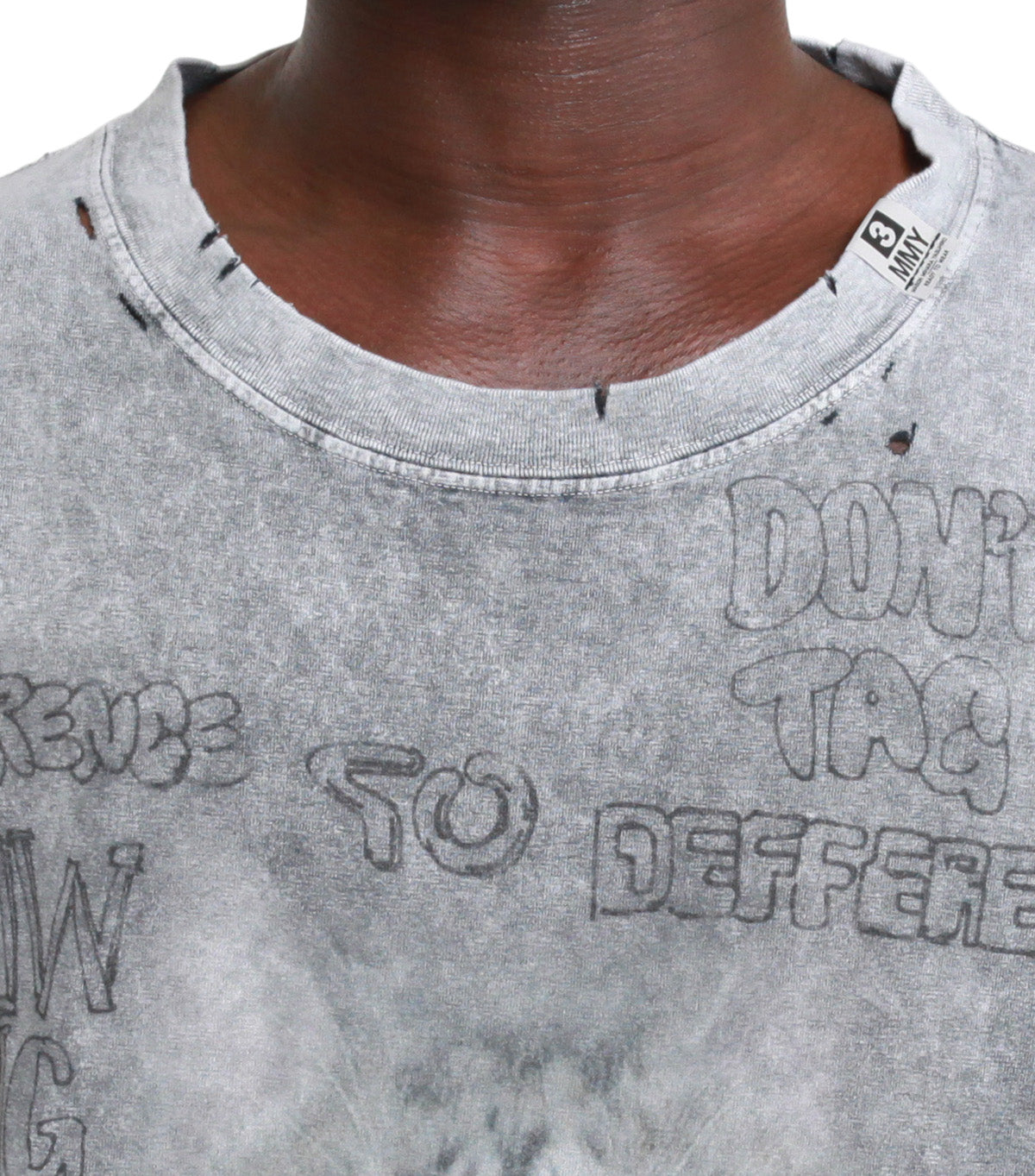 Maison Mihara Yasuhiro Bleached T-Shirt Grey