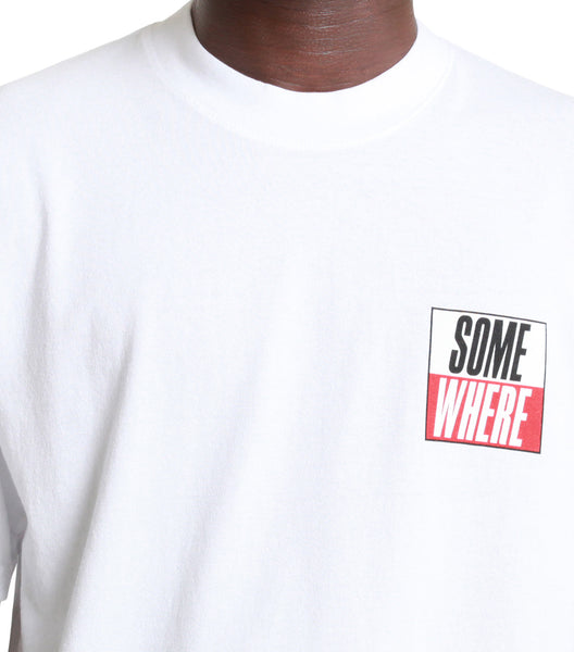 SOMEWHERE True Stories T-Shirt White