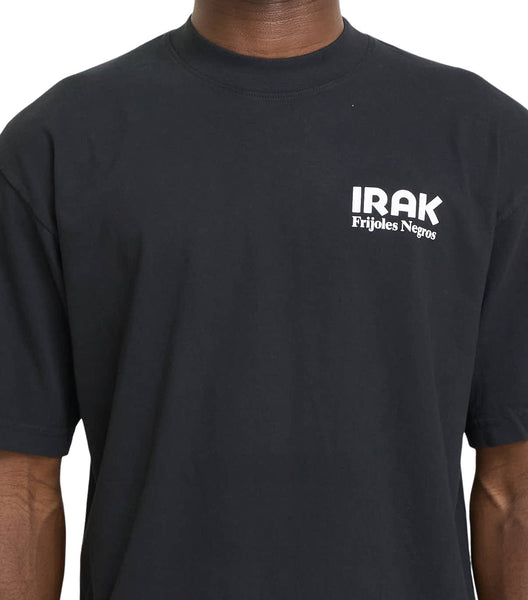 IRAK Bean T-Shirt Black