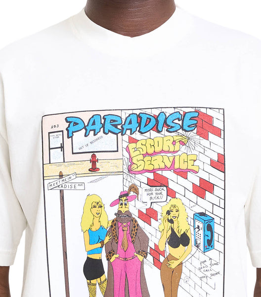 Paradise Escort Service T-Shirt White