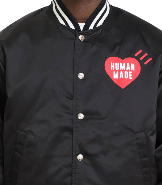 Human Made Nylon Stadium Jacket Black