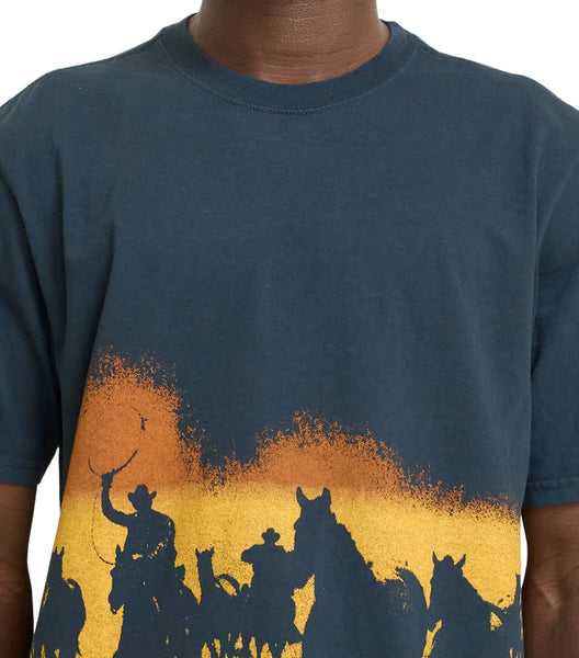 One Of These Days Velvet Morning T-Shirt Washed Black