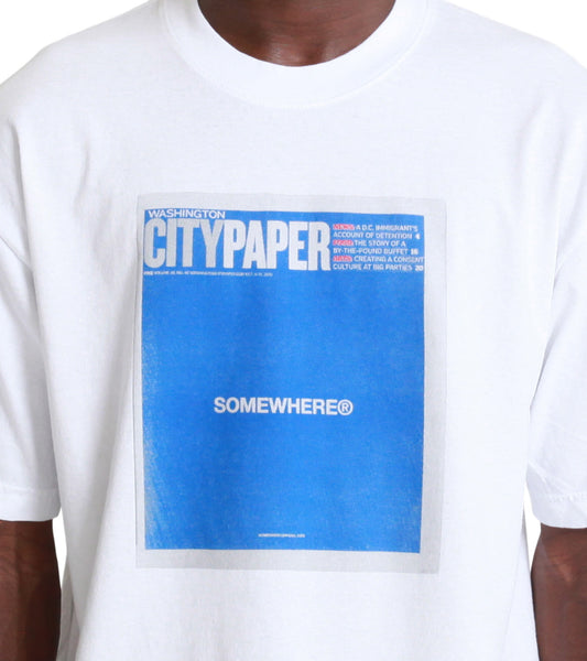 SOMEWHERE 5-Year WCP T-Shirt White