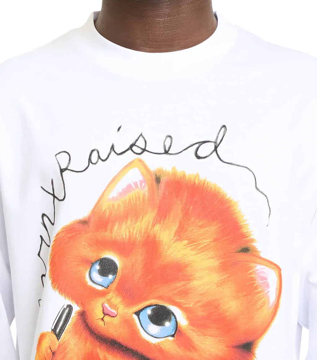 Born x Raised Kitty T-Shirt White