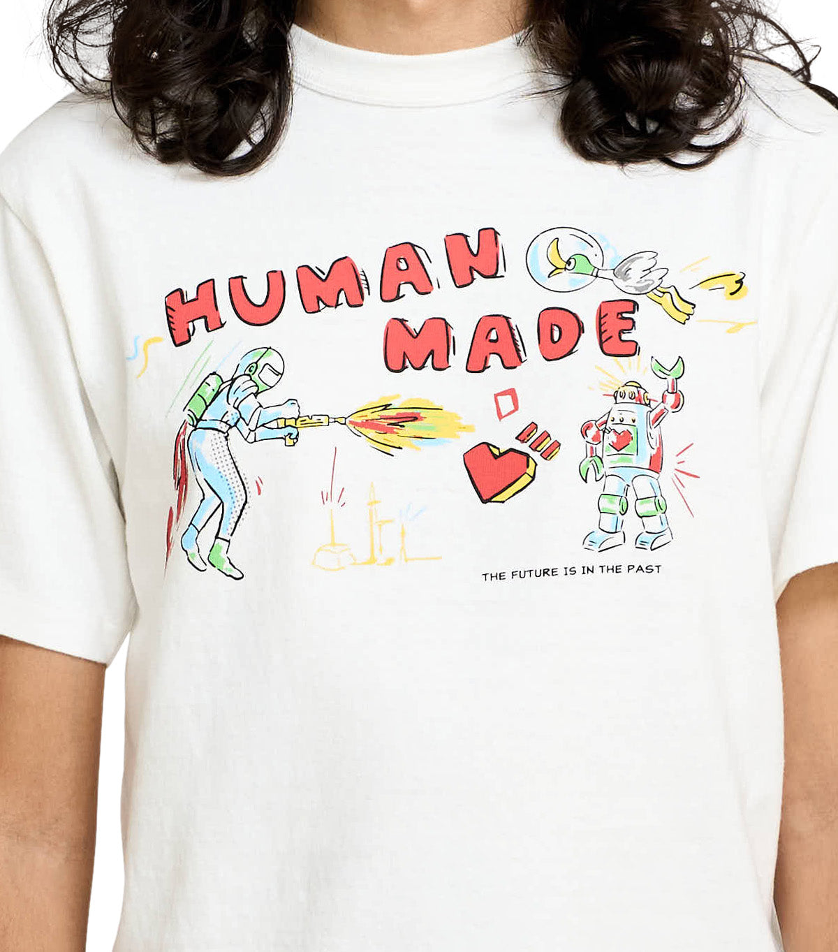 Human Made Astronaut Graphic T-Shirt White