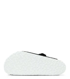 Birkenstock Boston Suede Black White