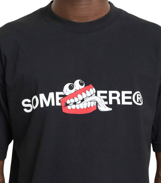 SOMEWHERE x Joint Custody T-Shirt Black