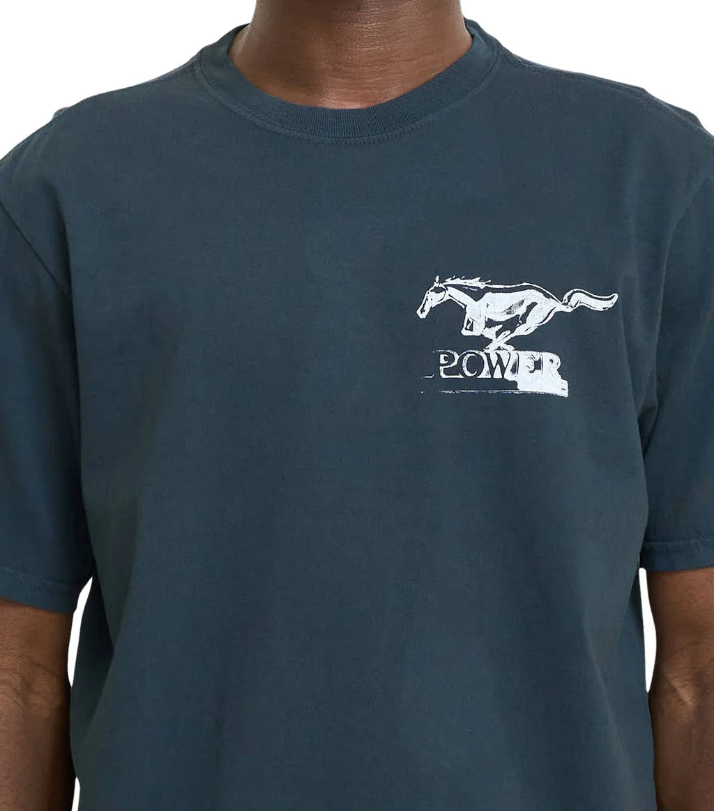 One Of These Days Mustang Cross T-Shirt Washed Black