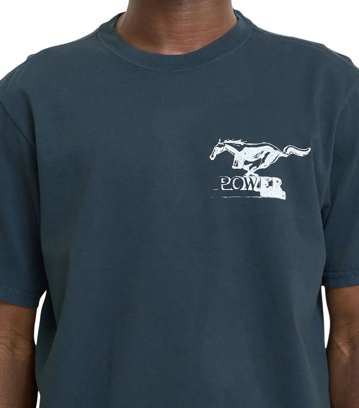 One Of These Days Mustang Cross T-Shirt Washed Black