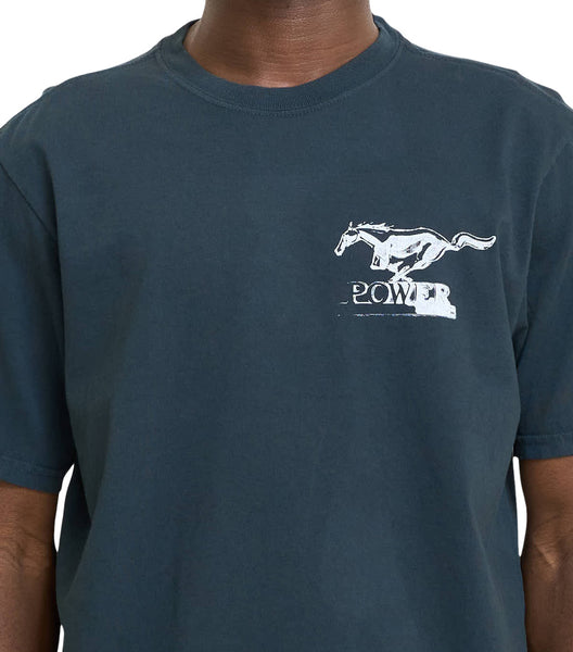 One Of These Days Mustang Cross T-Shirt Washed Black