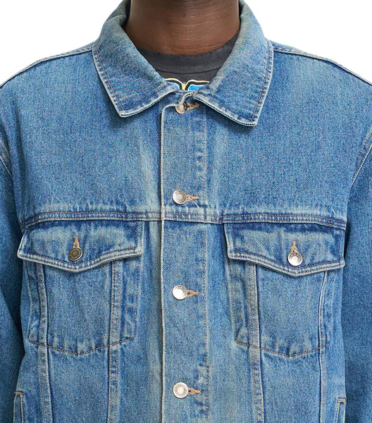 Barriers Denim Studded Jacket Indigo