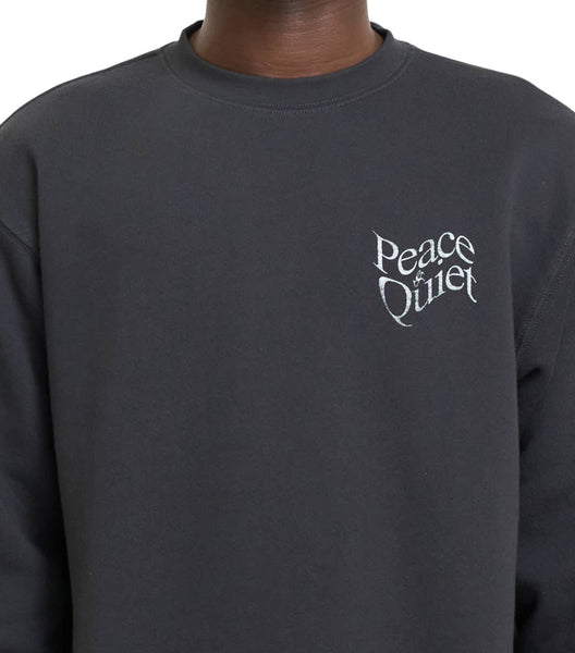 Museum of Peace & Quiet Warped Crewneck Black