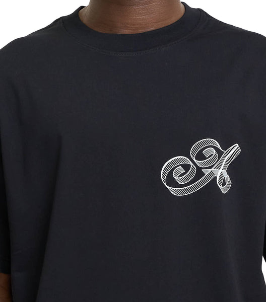 Awake NY Script T-Shirt Black