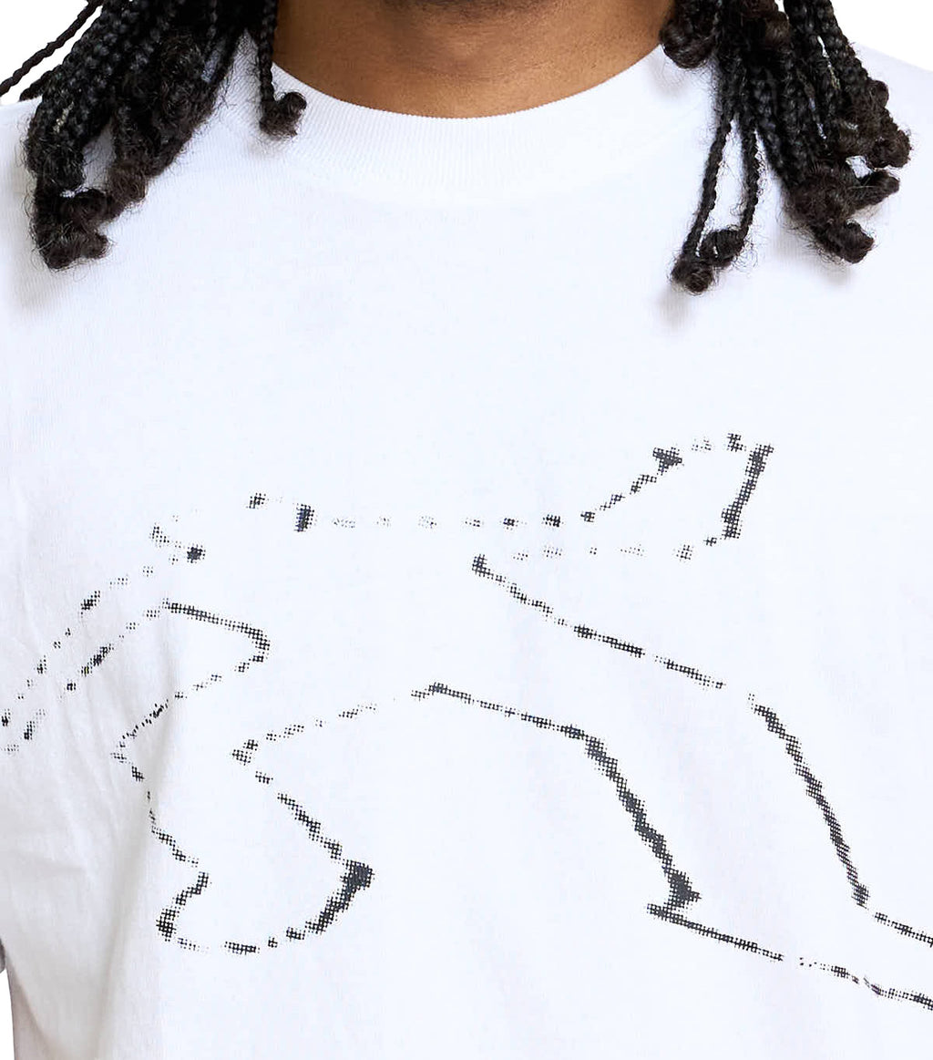Carpet Company Chalk Outline T-Shirt White