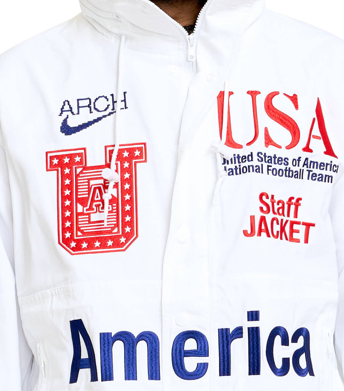 Nike USA x V.A.A Woven Jacket White Blue