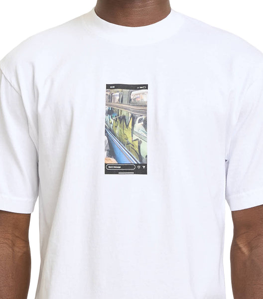 IRAK Train Tag T-Shirt White