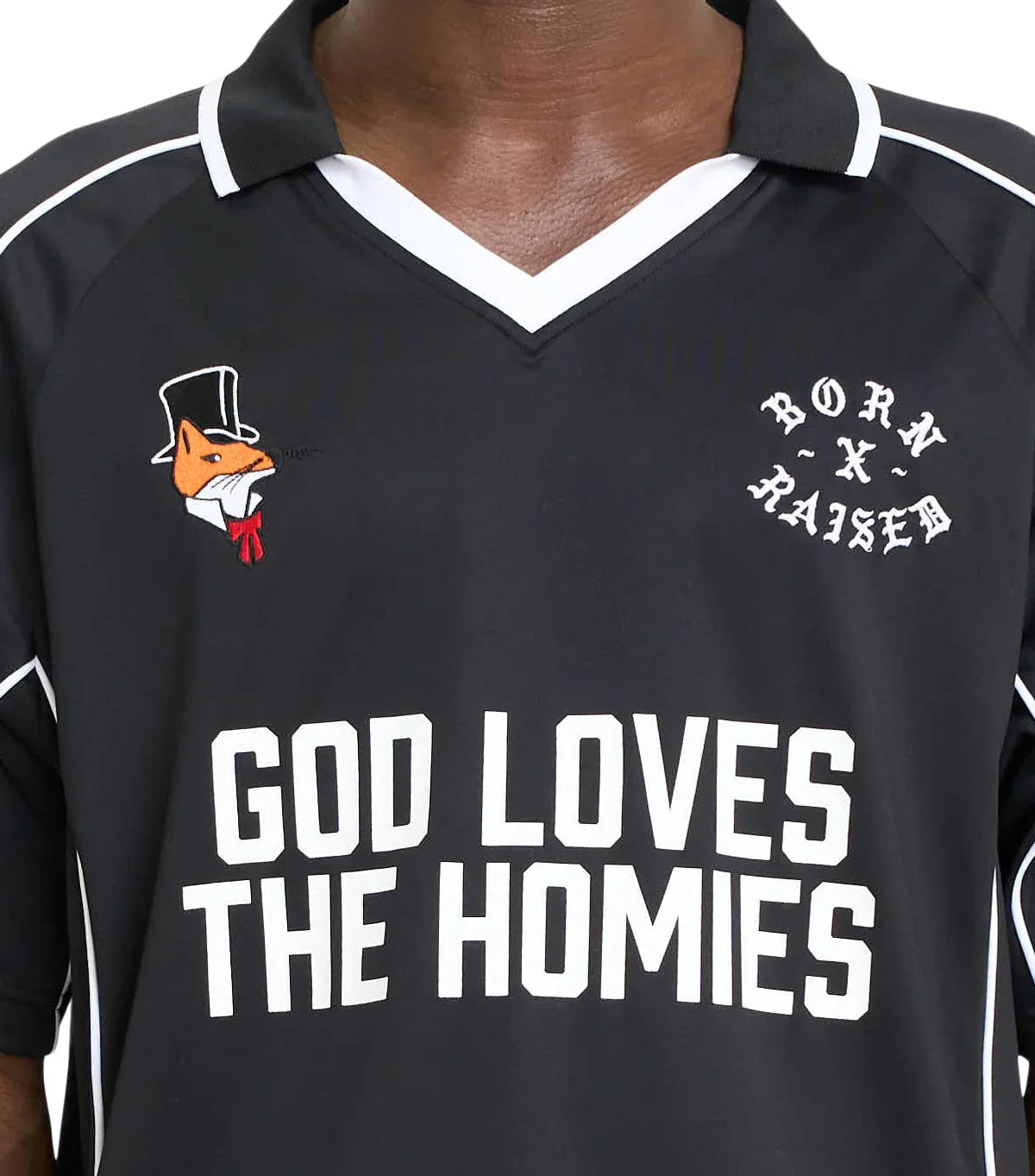 Born x Raised God Loves The Homies Jersey Black