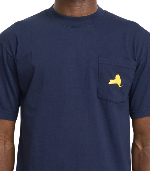 IRAK License Pocket T-Shirt Navy