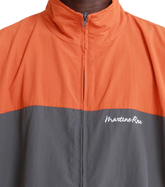 Martine Rose Compressed Track Jacket Grey Orange