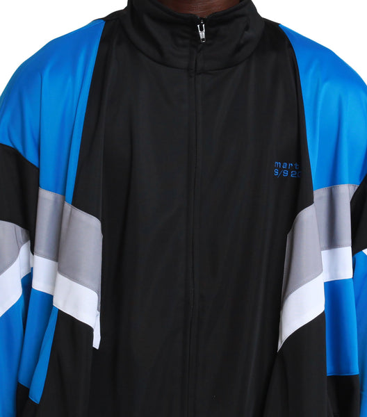 Martine Rose Compressed Track Jacket Black Blue