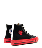 Comme des Garcons PLAY Converse Chuck 70 Hi Black