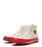 Comme des Garcons PLAY Converse Chuck 70 Hi Red
