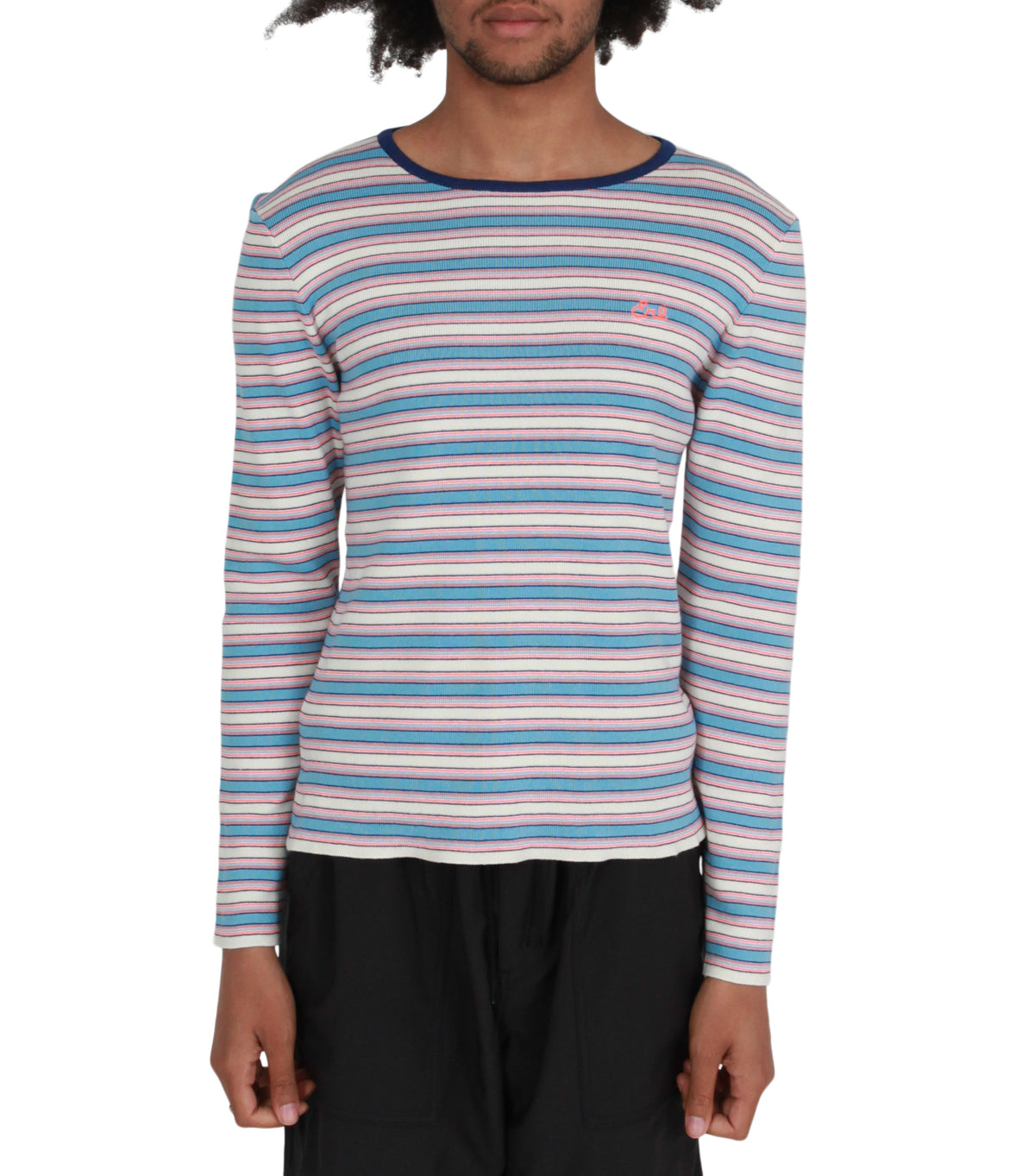 ERL Striped Crewneck Blue