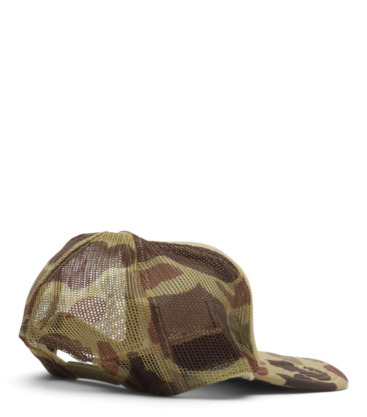 Kapital Camo Denim Men Loves Cats Truck Cap Yellow