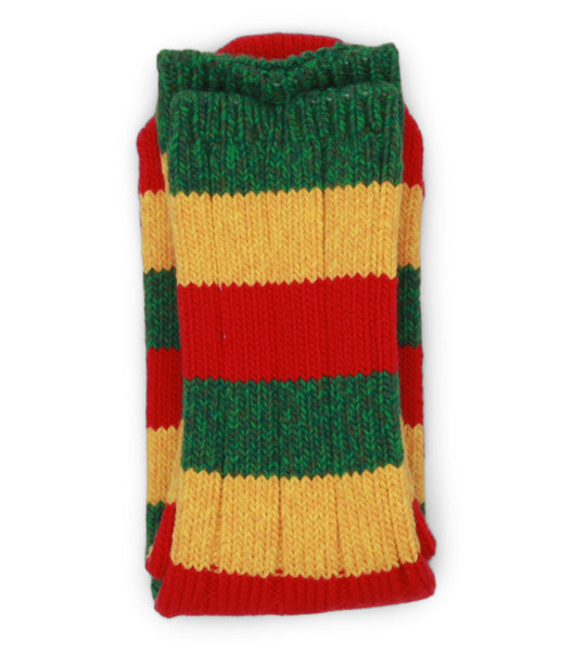 Kapital 56 Yarns Rasta Rainbowy Happy Heel Socks Red