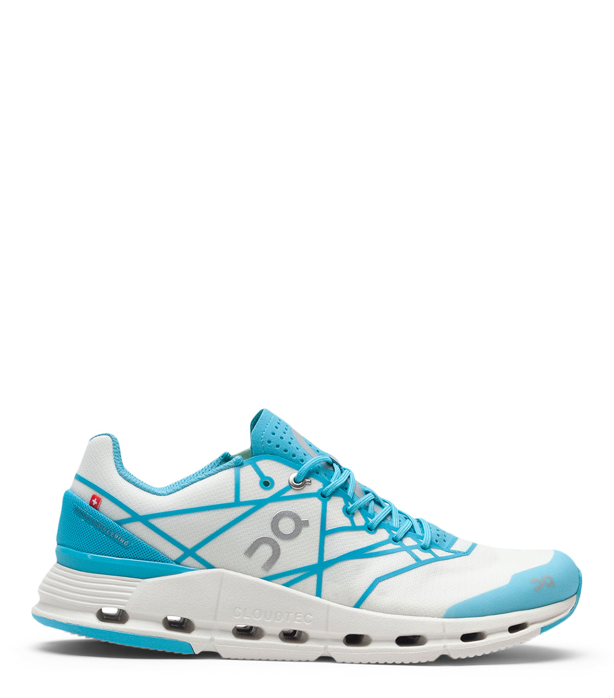 On Women's Cloudnova Z5 White Cyan