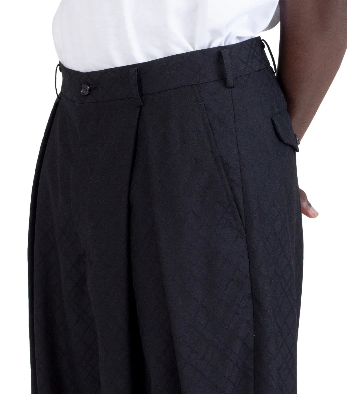 Comme Des Garçons Homme Plus Pleated Pants Black