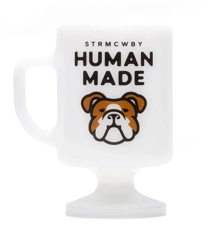 Human Made Glass Pedestal Mug White