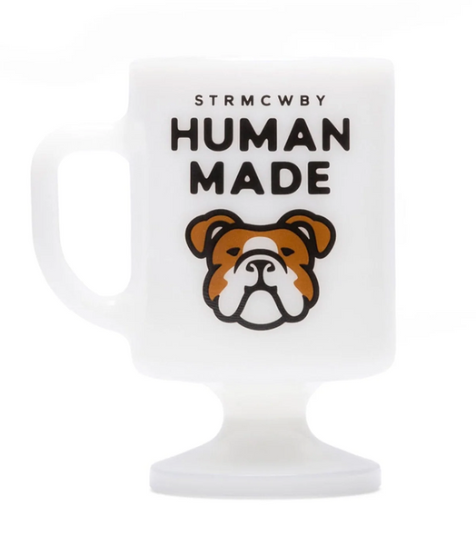 Human Made Glass Pedestal Mug White