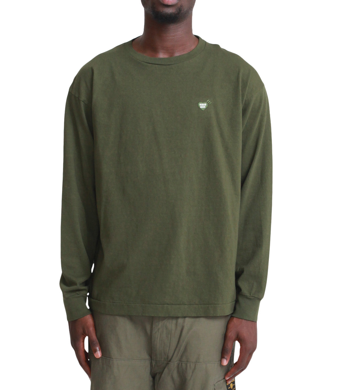 Human Made Graphic Long Sleeve T-Shirt Olive
