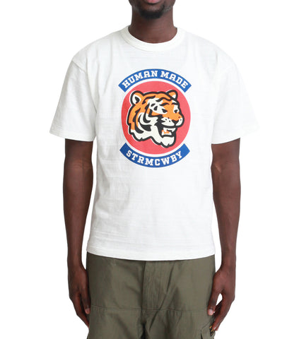 Human Made Tiger Graphic T-Shirt #04 White | SOMEWHERE®