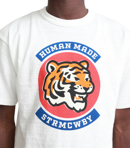 Human Made Tiger Graphic T-Shirt #04 White