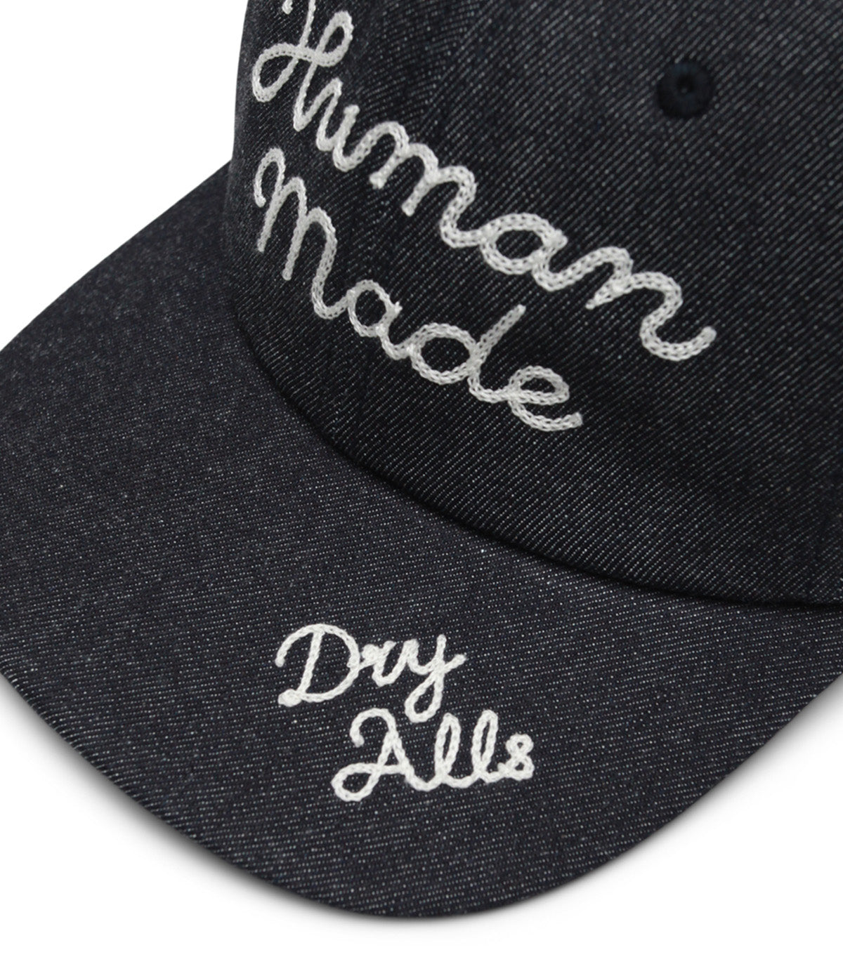 Human Made 6 Panel Denim Cap Black