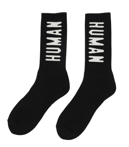 Human Made Logo Socks Black
