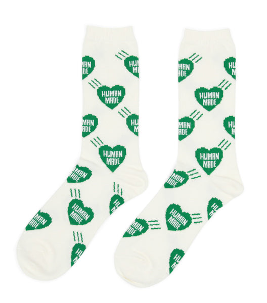 Human Made Heart Socks Green