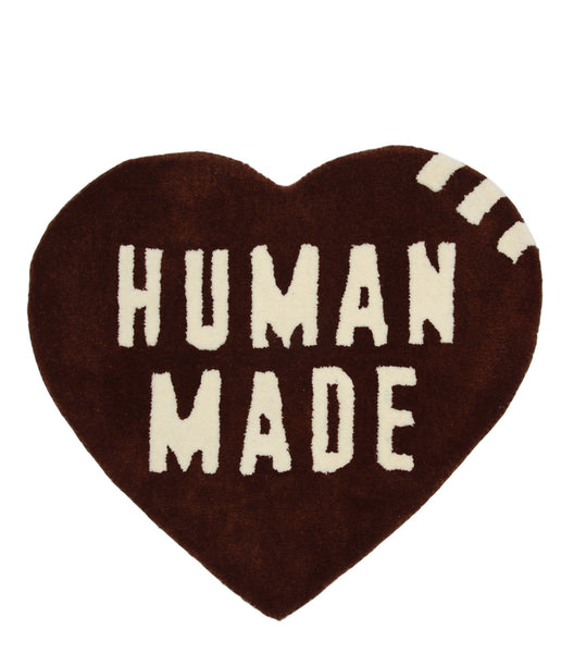 Human Made Heart Rug Medium Brown