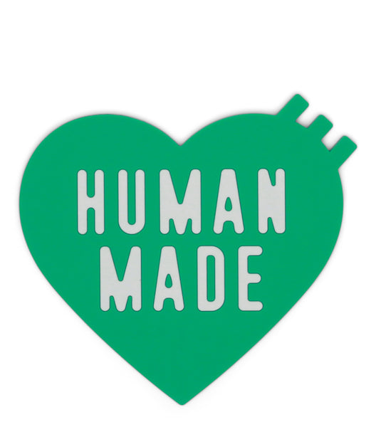 Human Made Heart Rubber Coaster Green