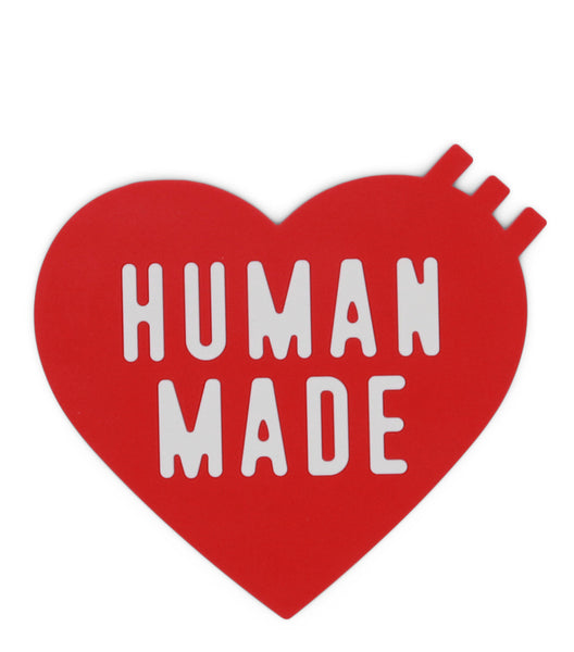 Human Made Heart Rubber Coaster Red