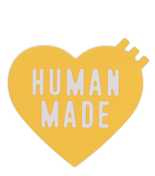 Human Made Heart Rubber Coaster Yellow