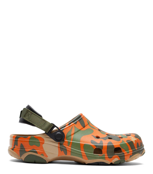 Crocs Classic All Terrain Camo Clog Orange Multi