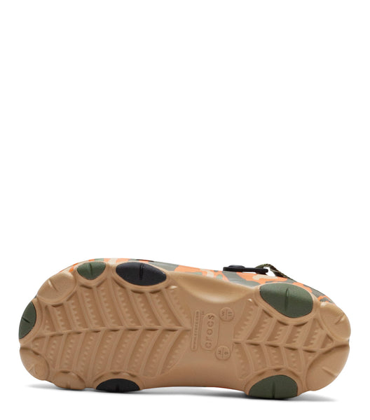 Crocs Classic All Terrain Camo Clog Orange Multi