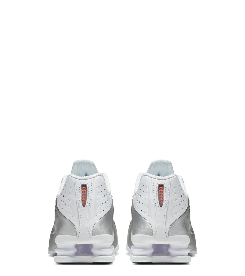 Nike Shox R4 White Silver