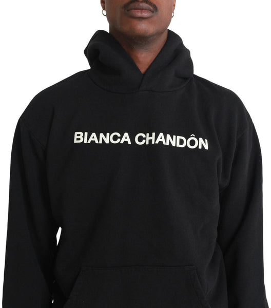 Bianca Chandon Logo Hoodie Black | SOMEWHERE