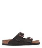 Birkenstock Arizona Soft Footbed Suede Mocha | SOMEWHERE
